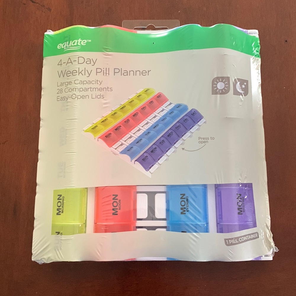 New! Weekly pill planner